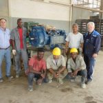 Bernardo Alonso y José Cardeira (Director de Aerzen Portugal) en Angola