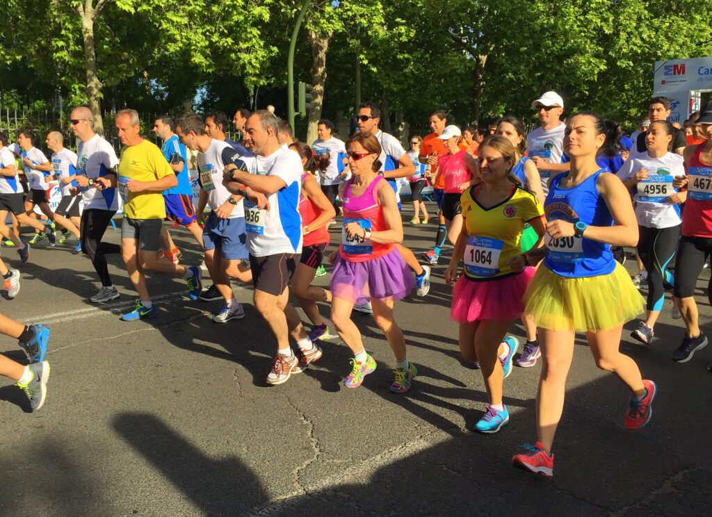 Originales corredoras con tutus. Originales corredoras con tutus.