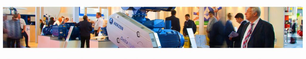 Aerzen en la Messe de München. Hall 3, Stand 351/450