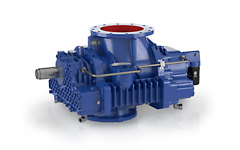 Compresor de émbolos rotativos